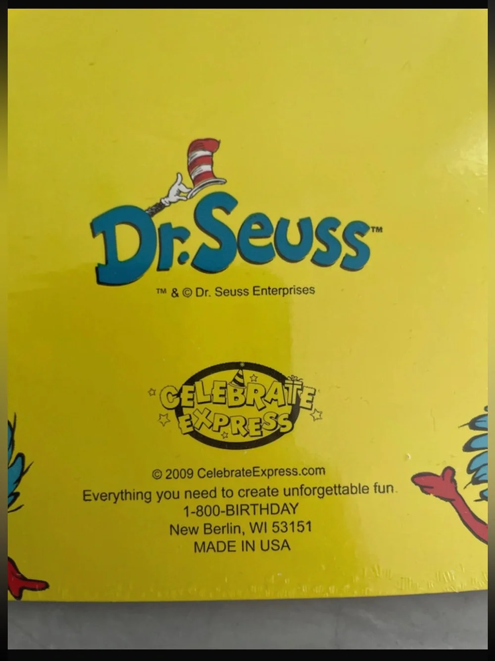 Dr Seuss Thank-you Cards & Invitation Cards with Envelopes